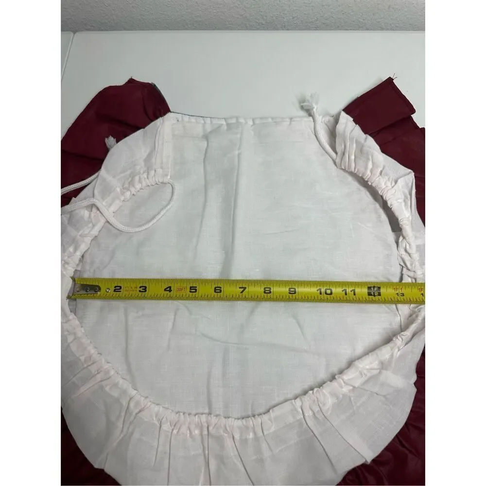 Rare Vintage 1970's Christmas TOILET SEAT COVER Holiday Decor